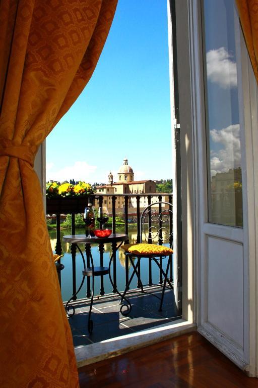 Luxury Double or Twin Room with Balcony and River View