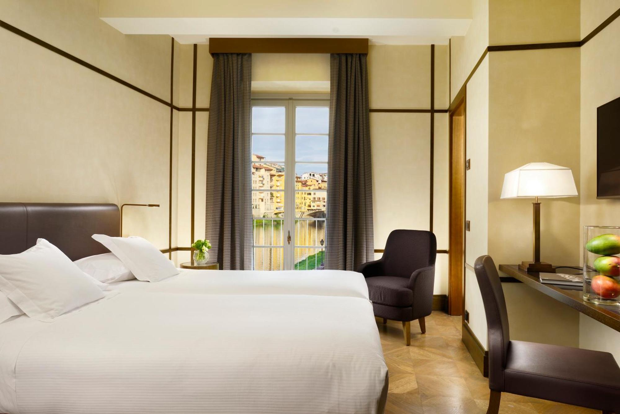 Deluxe Doppel-/Zweibettzimmer mit Flussblick