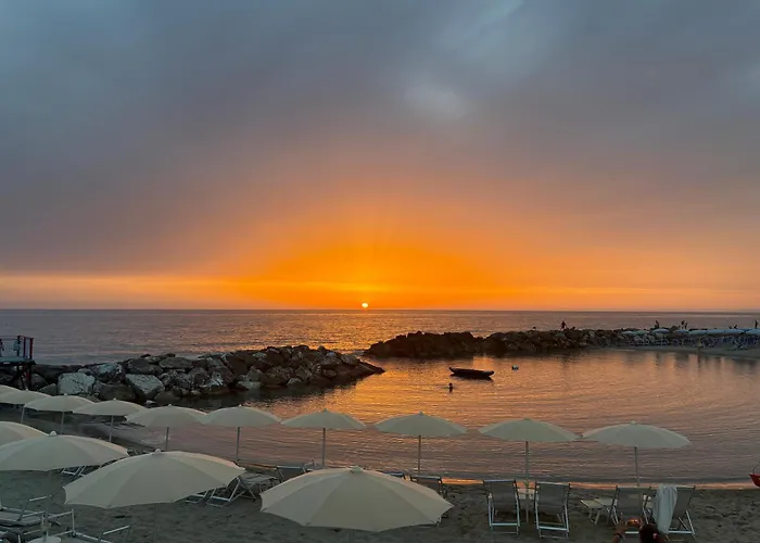 Sunset Over The Sea